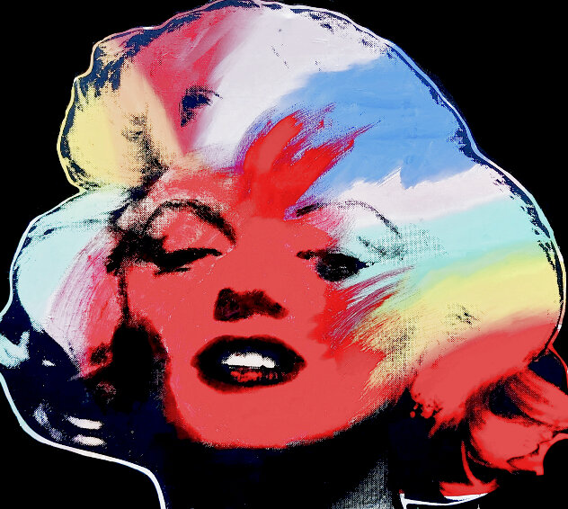 Big Marilyn AP Embellished Silkscreen - Huge Limited Edition Print by Steve Kaufman