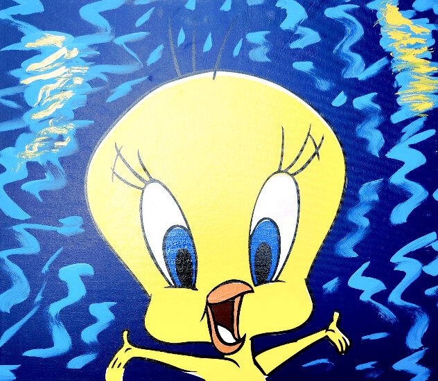 Tweety Bird PP 2007 Embellished Limited Edition Print by Steve Kaufman