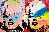 Double Marilyn Unique 2008 36x57 - Huge Limited Edition Print by Steve Kaufman - 0