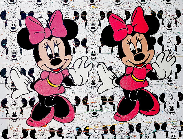 Minnie 2001 Embellished - Huge - 40-44 Limited Edition Print by Steve Kaufman