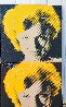 Short Hair Marilyn Quadtych 2002 Embellished Limited Edition Print by Steve Kaufman - 8