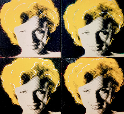 Short Hair Marilyn Quadtych 2002 Embellished Limited Edition Print - Steve Kaufman