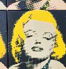 Marilyn Eyes Closing AP Quadtych 2003 Embellished Limited Edition Print by Steve Kaufman - 5