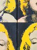 Marilyn Eyes Closing AP Quadtych 2003 Embellished Limited Edition Print by Steve Kaufman - 6