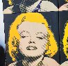 Marilyn Eyes Closing AP Quadtych 2003 Embellished Limited Edition Print by Steve Kaufman - 8