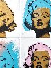 Gold Marilyn Suite of 4 2002 Embellished - Huge Limited Edition Print by Steve Kaufman - 7