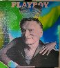 Hugh Hefner Playboy PP Limited Edition Print by Steve Kaufman - 1