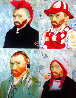 Homage to Van Gogh 2001 45x35 Original Painting by Steve Kaufman - 0