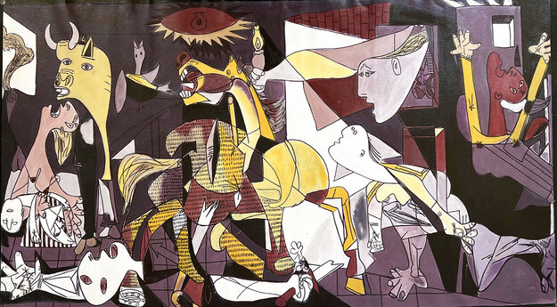 Steve_Kaufman_Homage_to_Picass