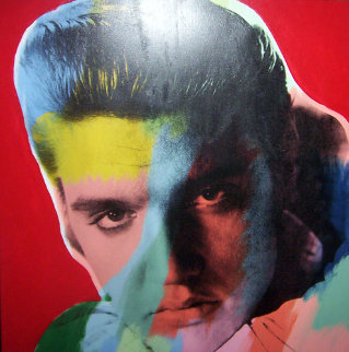Elvis Presley Series I State II 1996 Limited Edition Print - Steve Kaufman Elvis Presley Series I State II 1996 Limited Edition Print - Steve Kaufman