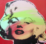 Marilyn Monroe State I Red Background 1995 Limited Edition Print by Steve Kaufman - 0 Marilyn Monroe State I Red Background 1995 Limited Edition Print by Steve Kaufman - 0