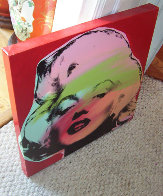 Marilyn Monroe State I Red Background 1995 Limited Edition Print by Steve Kaufman - 1 Marilyn Monroe State I Red Background 1995 Limited Edition Print by Steve Kaufman - 1
