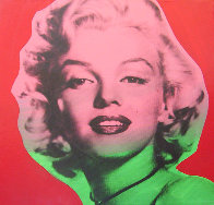 Marilyn Monroe State VII Red Background 1995 Limited Edition Print by Steve Kaufman - 0 Marilyn Monroe State VII Red Background 1995 Limited Edition Print by Steve Kaufman - 0