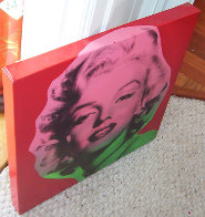 Marilyn Monroe State VII Red Background 1995 Limited Edition Print by Steve Kaufman - 1