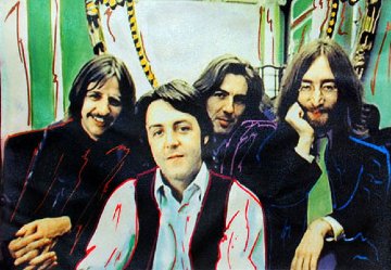 Beatles 19x13 Limited Edition Print - Steve Kaufman Beatles 19x13 Limited Edition Print - Steve Kaufman