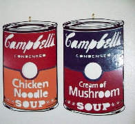Campbell's Soup Can Metal Sculptures 1990 Sculpture by Steve Kaufman - 0