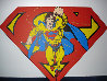 Superman Shield (Red) 1995 Limited Edition Print by Steve Kaufman - 0
