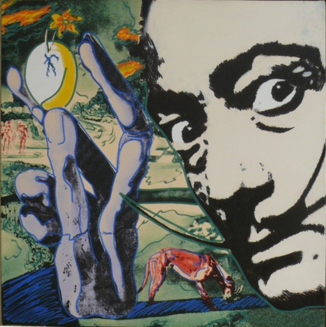 Salvador Dali AP Limited Edition Print by Steve Kaufman Salvador Dali AP Limited Edition Print by Steve Kaufman