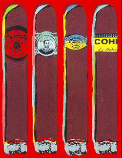 Quatro Cubanos Jojos Limited Edition Print - Steve Kaufman Quatro Cubanos Jojos Limited Edition Print - Steve Kaufman