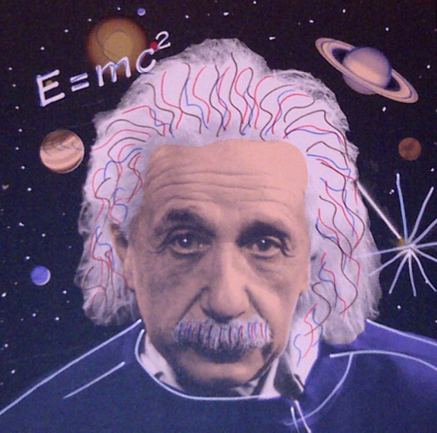 Albert Einstein E=mc2 Limited Edition Print by Steve Kaufman