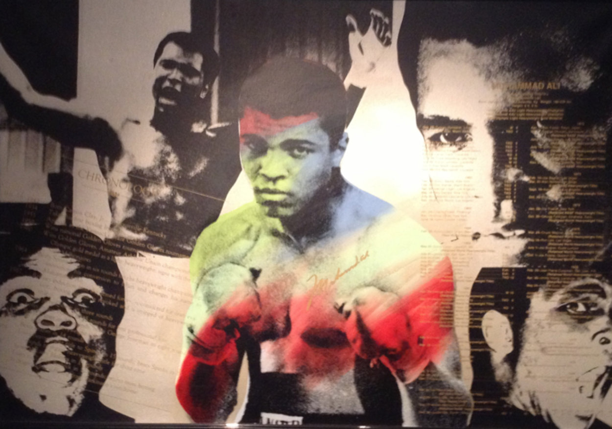 Muhammed Ali 33x47 Limited Edition Print by Steve Kaufman Muhammed Ali 33x47 Limited Edition Print by Steve Kaufman