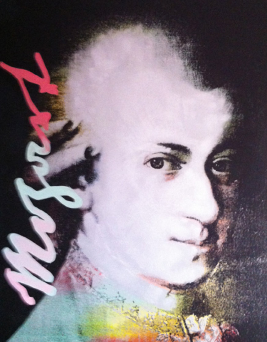 Mozart State 1 1996 45x36 Limited Edition Print by Steve Kaufman