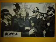 John And Yoko Lennon Ballad Unique 32x50 - Huge Original Painting by Steve Kaufman - 1 John And Yoko Lennon Ballad Unique 32x50 - Huge Original Painting by Steve Kaufman - 1