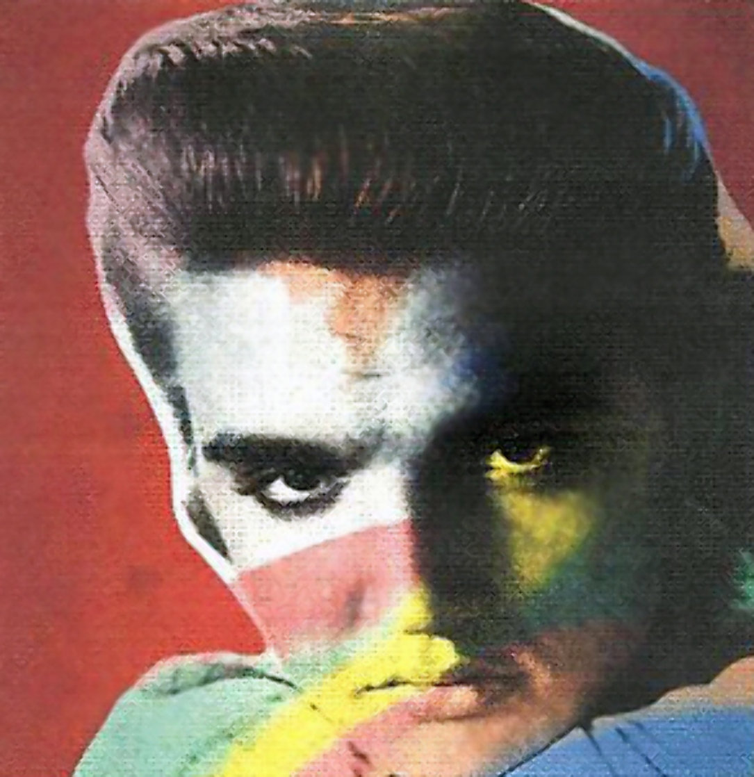 Elvis State VII -Young Embellished Limited Edition Print by Steve Kaufman