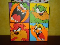 Taz With Attitude PP Limited Edition Print by Steve Kaufman - 1 Taz With Attitude PP Limited Edition Print by Steve Kaufman - 1