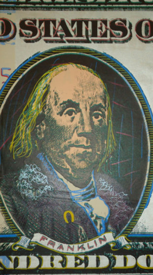 Ben Franklin AP 2003 Limited Edition Print by Steve Kaufman Ben Franklin AP 2003 Limited Edition Print by Steve Kaufman