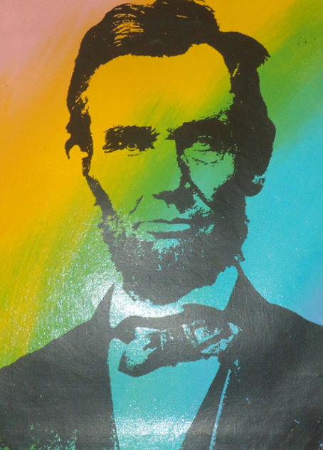 Abe Lincoln Portrait AP Limited Edition Print by Steve Kaufman