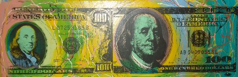 Old And New $100 Dollar Unique TP 2006 Huge Limited Edition Print - Steve Kaufman