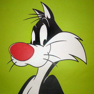 Sylvester the Cat - Green AP Limited Edition Print - Steve Kaufman Sylvester the Cat - Green AP Limited Edition Print - Steve Kaufman