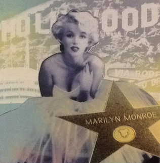 Hollywood Marilyn Embellished Limited Edition Print - Steve Kaufman