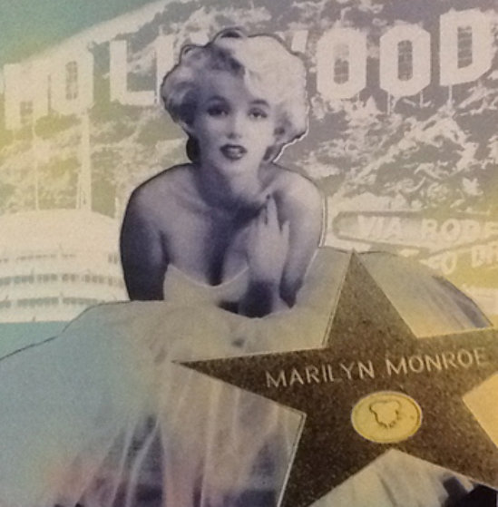 Hollywood Marilyn Embellished Limited Edition Print by Steve Kaufman Hollywood Marilyn Embellished Limited Edition Print by Steve Kaufman