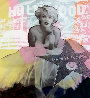 Hollywood Marilyn GP 30x30 Embellished Limited Edition Print by Steve Kaufman - 0