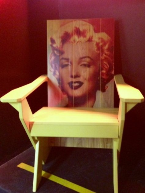 Marilyn Monroe Adirondack Chair #1 2007 Unique Other by Steve Kaufman