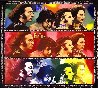 Beatles-Hard Day's Night, Unique 60x60 Original Painting by Steve Kaufman - 0 Beatles-Hard Day's Night, Unique 60x60 Original Painting by Steve Kaufman - 0