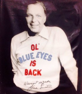 Frank Sinatra Ol Blue Eyes 2005 48x40 Super Huge Unique Original Painting - Steve Kaufman Frank Sinatra Ol Blue Eyes 2005 48x40 Super Huge Unique Original Painting - Steve Kaufman