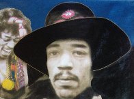 Jimi Hendrix 1995 Unique 64x44 Huge Original Painting by Steve Kaufman - 3 Jimi Hendrix 1995 Unique 64x44 Huge Original Painting by Steve Kaufman - 3