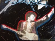 Jimi Hendrix 1995 Unique 64x44 Huge Original Painting by Steve Kaufman - 4 Jimi Hendrix 1995 Unique 64x44 Huge Original Painting by Steve Kaufman - 4