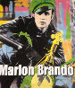 Marlon Brando 1995 Unique 60x52 Super Huge Original Painting by Steve Kaufman - 0 Marlon Brando 1995 Unique 60x52 Super Huge Original Painting by Steve Kaufman - 0