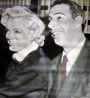 Marilyn DiMaggio Wedding Unique 2004 48x42 Original Painting - Steve Kaufman Marilyn DiMaggio Wedding Unique 2004 48x42 Original Painting - Steve Kaufman