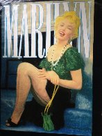 Marilyn Laughing Unique 2000 48x36 Super Huge Original Painting by Steve Kaufman - 2 Marilyn Laughing Unique 2000 48x36 Super Huge Original Painting by Steve Kaufman - 2
