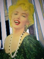 Marilyn Laughing Unique 2000 48x36 Super Huge Original Painting by Steve Kaufman - 3 Marilyn Laughing Unique 2000 48x36 Super Huge Original Painting by Steve Kaufman - 3