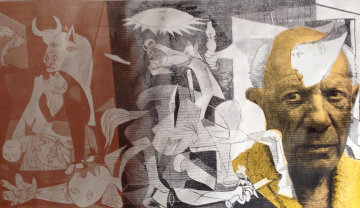 Guernica Picasso Unique 2000 Limited Edition Print - Steve Kaufman Guernica Picasso Unique 2000 Limited Edition Print - Steve Kaufman