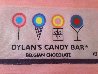 Dylan Candy Bar, Set of 2, Pink And Blue Unique 2007 Original Painting by Steve Kaufman - 4 Dylan Candy Bar, Set of 2, Pink And Blue Unique 2007 Original Painting by Steve Kaufman - 4