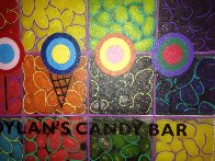 Dylan's Candy Bar Jelly Beans 2007 Unique 23x15 Original Painting by Steve Kaufman - 3