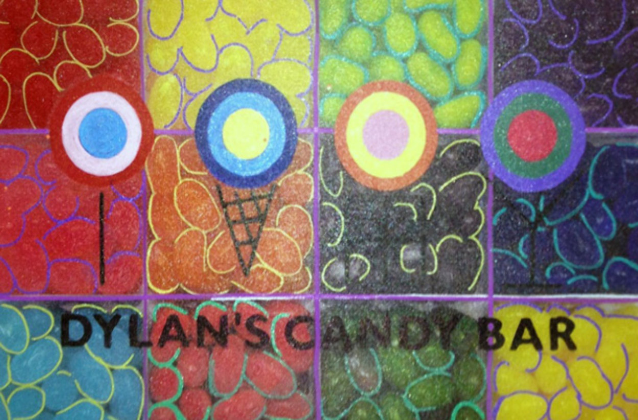 Dylan's Candy Bar Jelly Beans 2007 Unique 23x15 Original Painting by Steve Kaufman Dylan's Candy Bar Jelly Beans 2007 Unique 23x15 Original Painting by Steve Kaufman