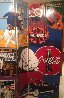 Icons And Picasso Guernica Mural 2000 83x60 Super Huge Original Painting by Steve Kaufman - 3 Icons And Picasso Guernica Mural 2000 83x60 Super Huge Original Painting by Steve Kaufman - 3